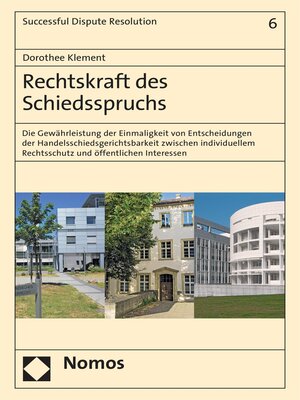 cover image of Rechtskraft des Schiedsspruchs